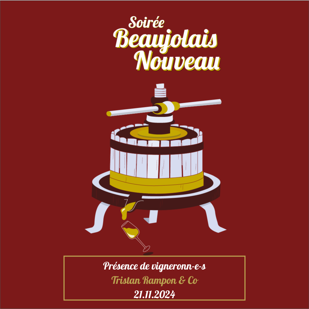 Jeudi 21 Novembre : Soirée Beaujolais Nouveau