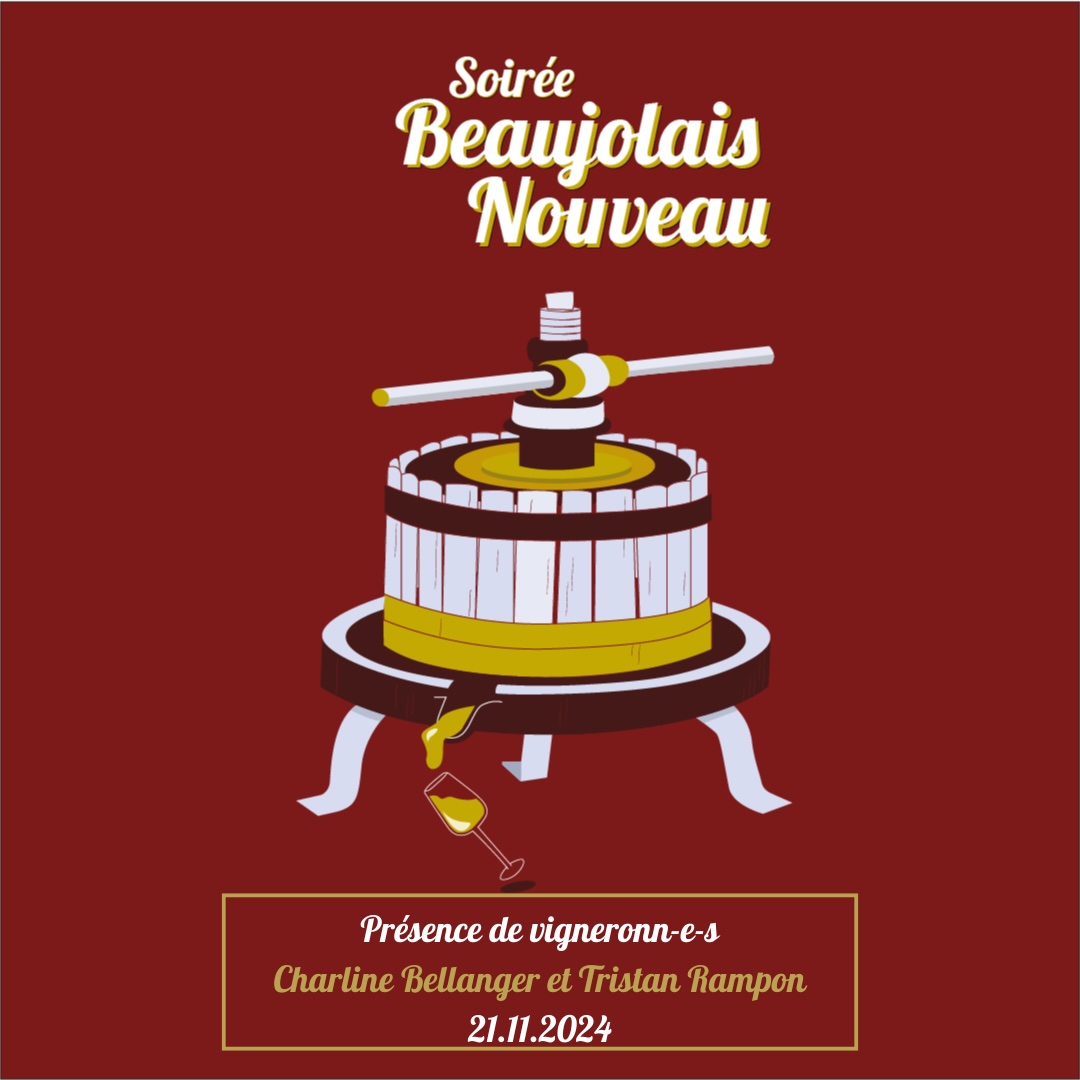 Jeudi 21 Novembre : Soirée Beaujolais Nouveau