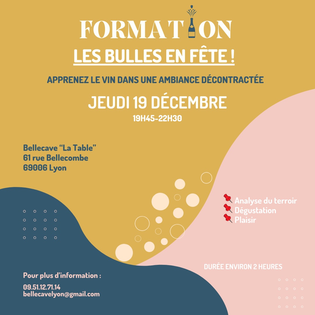 Jeudi 19 Décembre : Les Bulles en Fête