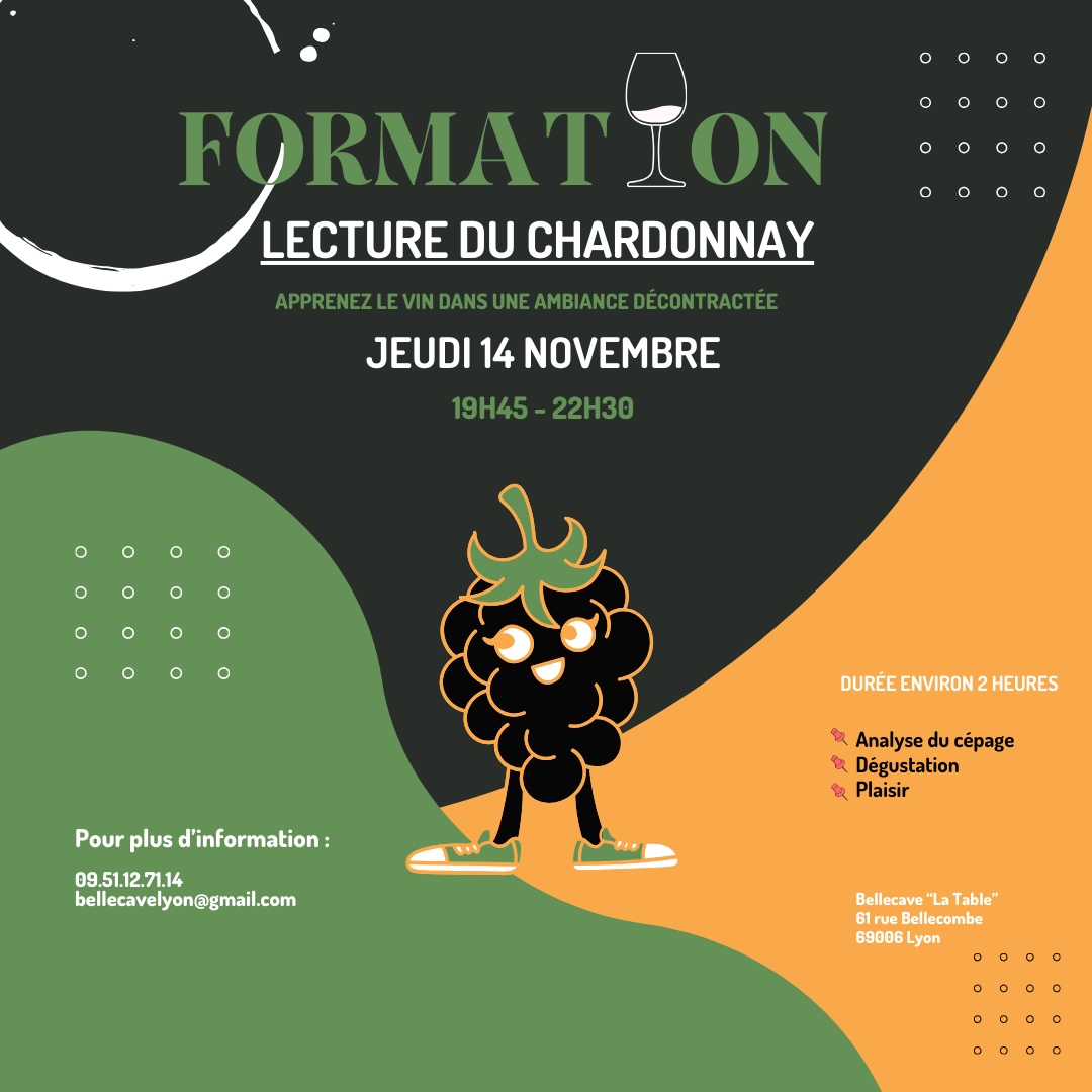 Jeudi 14 Novembre : Lecture du Chardonnay