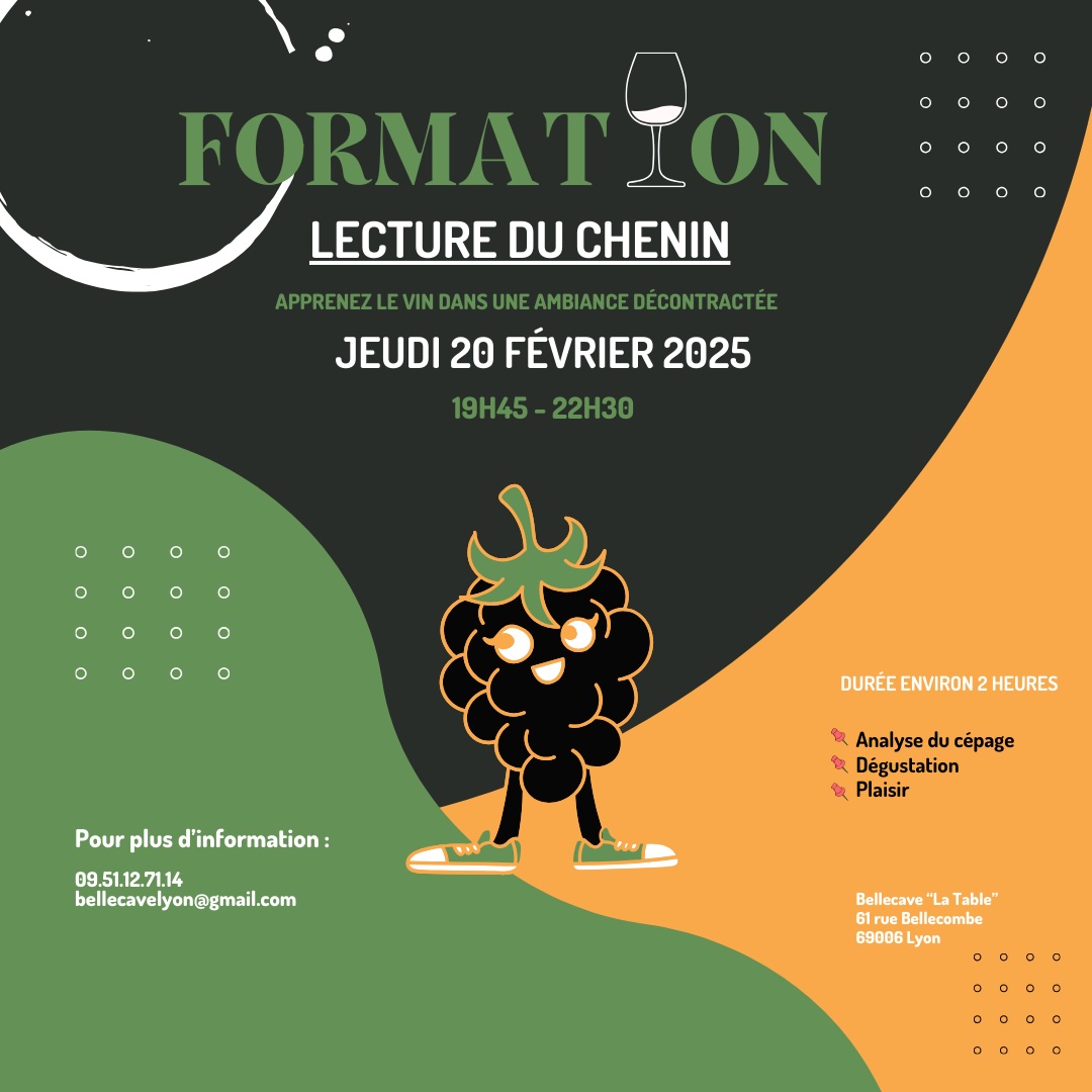 Jeudi 20 Février 2025 : Lecture du Chenin