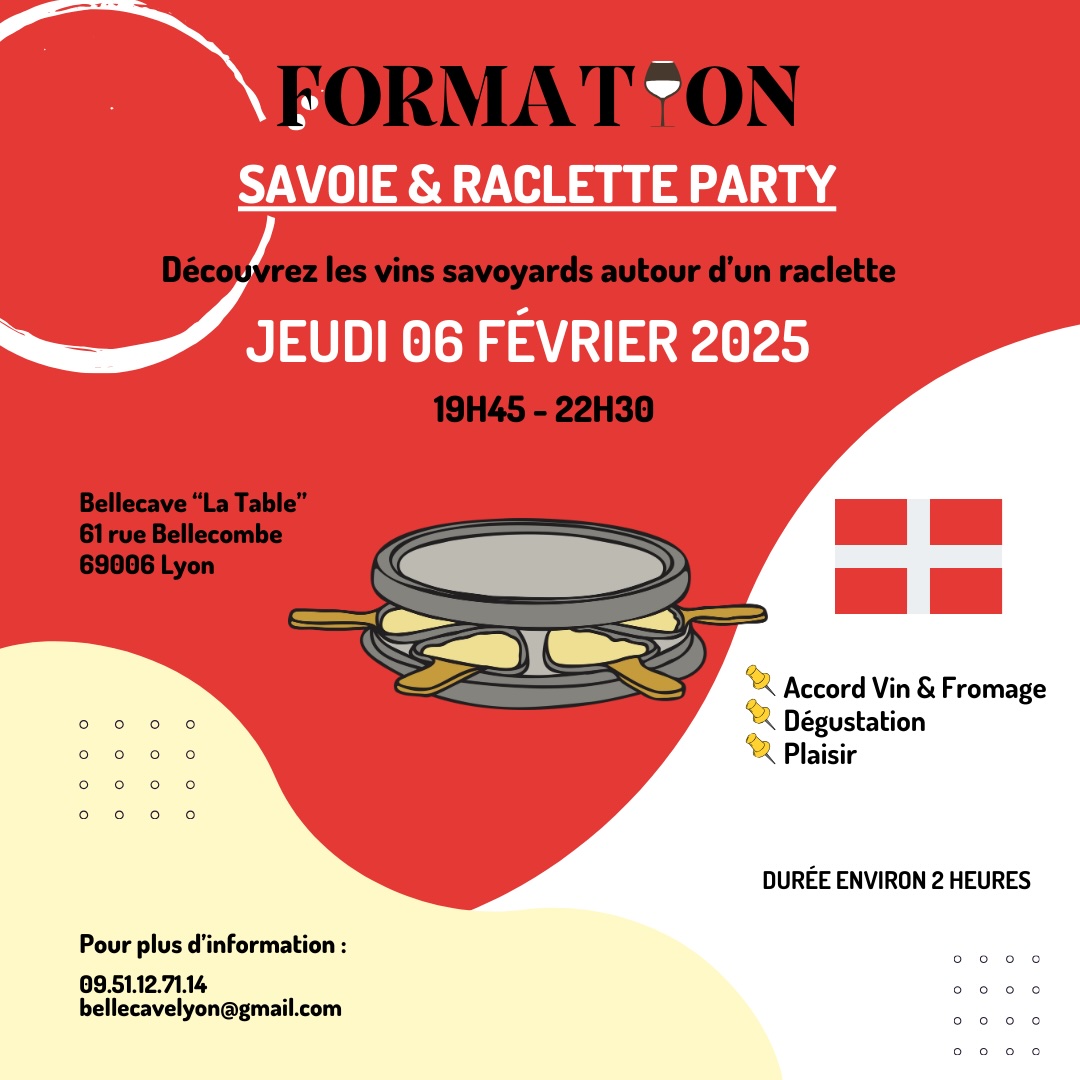 Jeudi 06 Février 2025 : Savoie & Raclette Party